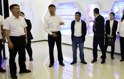 市审计局局长王宝山一行到维多利亚vic003参观调研