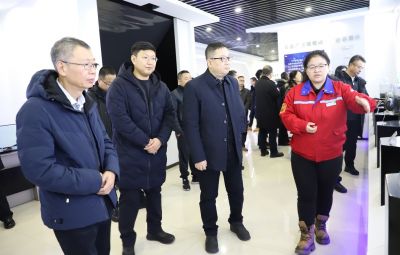 江门市政企代表团一行莅临维多利亚vic003考察调研